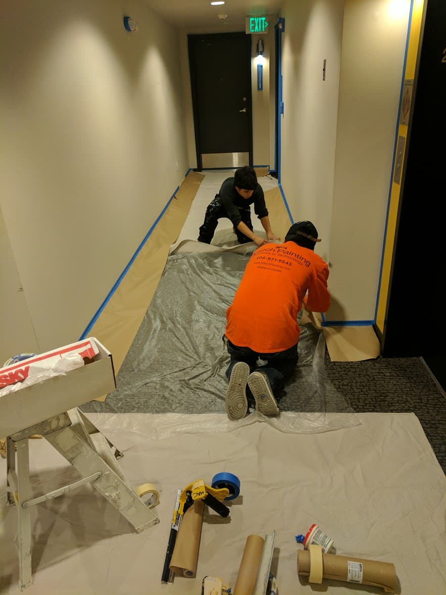 Completed apartment interior painting refresh by Alltech Painting in Capitol Hill